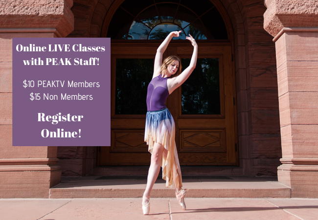 Copy Of Online Live Classes With Peak Staff